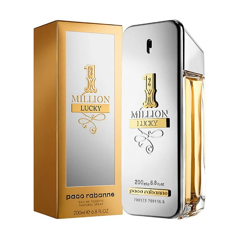 Paco Rabanne 1 Million Lucky EDT 200ml, Тоалетна вода за Мъже